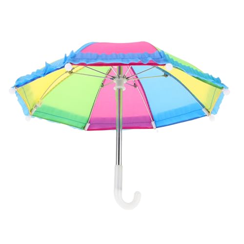 CHICAMPERA Puppen Regenschirm Zubehör Bunte Regen Dekoration für Puppen für Puppenhaus Weichem Stoff Sammeln von CHICAMPERA