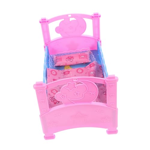 CHICAMPERA Puppenbettspielzeug Möbel Für Puppenbetten Babypuppen Kinderpuppen-krippenspielzeug Mini-Kinderbett Für Puppe Mini-puppenbett Puppenbett Plastik CHICAMPERA Puppenbettspielzeug Möbel Für Puppenbetten Babypuppen Kinderpuppen-krippenspielzeug Mini-Kinderbett Für Puppe Mini-puppenbett Puppenbett Plastik von CHICAMPERA