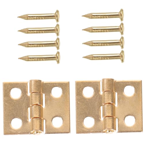 CHICAMPERA Puppenhaus Zubehör Realistische Mini Hinge für DIY Projekte für Puppenhäuser und Miniaturmöbel für Kreative Spielideen von CHICAMPERA