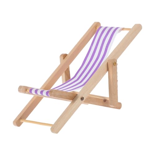 CHICAMPERA Puppenhaus-loungesessel Mini-Lounge-Sessel Mini Beach Stuhl Mini-holzmöbel Mini-Ornament Mini-hausverzierung Mini-hausstuhlmodell Mini-liegestuhl Mini-Stuhl Violett Hölzern CHICAMPERA Puppenhaus-loungesessel Mini-Lounge-Sessel Mini Beach Stuhl Mini-holzmöbel Mini-Ornament Mini-hausverzierung Mini-hausstuhlmodell Mini-liegestuhl Mini-Stuhl Violett Hölzern von CHICAMPERA