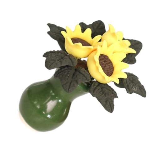 CHICAMPERA Dollhouse Miniatur Bonsai Pflanze Künstliche Mini Topfpflanze Für Puppenhaus Dekoration Winzige Kunstpflanze Als Garten Zubehör Und Fotorequisiten von CHICAMPERA