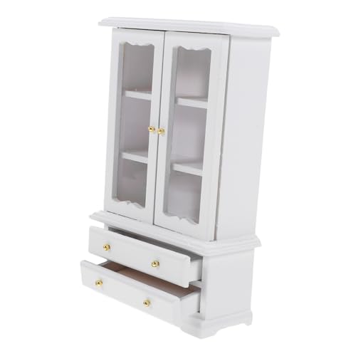 CHICAMPERA Puppenhausmöbel Schränke Bücherregal Miniaturschrank Ausstellungsmöbel Modell Puppenhaus Bücherregal Puppenhaus Miniaturen Puppenhaus Bücherregale Minimöbel Weiß Holz CHICAMPERA Puppenhausmöbel Schränke Bücherregal Miniaturschrank Ausstellungsmöbel Modell Puppenhaus Bücherregal Puppenhaus Miniaturen Puppenhaus Bücherregale Minimöbel Weiß Holz von CHICAMPERA