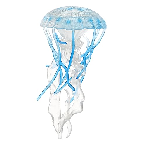 CHICAMPERA Quallen-Simulationsmodell Fisch Stachelrochen Plüsch Quallenlampe Quallen-Badespielzeug für kinderspielzeug Quallenfigur Meereslebewesen Plastik Sky-Blue von CHICAMPERA
