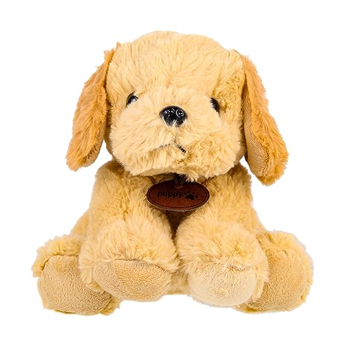 CHICAMPERA Retriever Plüschpuppe für Süßes Stofftier Geburtstagsgeschenk Dekorative Haustierfigur Leicht und Kuschelig für Umarmungen und Spielspaß von CHICAMPERA