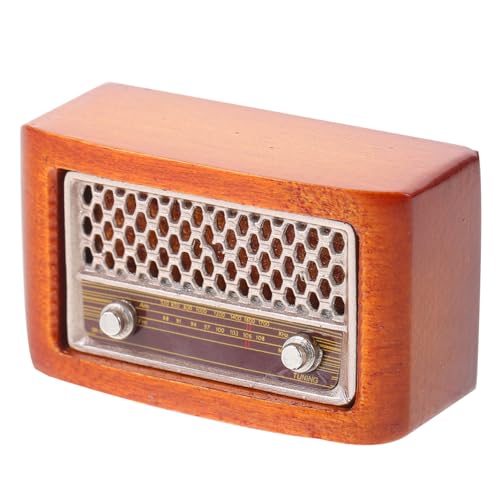 CHICAMPERA Retro -Radiospielzeug Mini -Radio Miniaturverzierung filigranes Mini-Radio Miniatur-Statuenfigur Mini-Zubehör Mini-Radio-Schmuck Mini-Radio-Modell simuliertes Radio Eisen CHICAMPERA Retro -Radiospielzeug Mini -Radio Miniaturverzierung filigranes Mini-Radio Miniatur-Statuenfigur Mini-Zubehör Mini-Radio-Schmuck Mini-Radio-Modell simuliertes Radio Eisen von CHICAMPERA