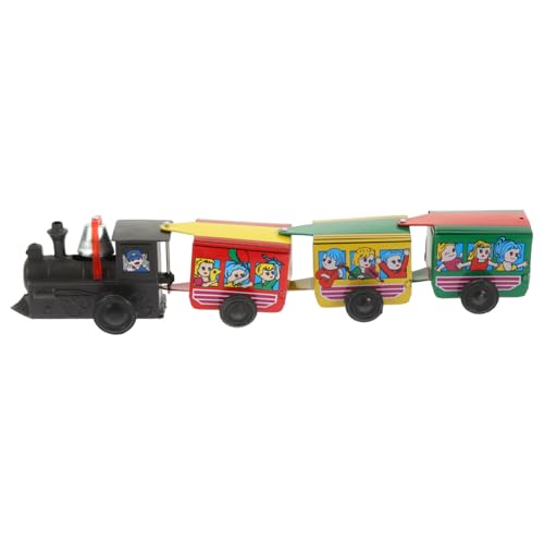 CHICAMPERA Retro Zug Mit Waggons Dekorativer Spielzeugzug Für Sammler Vintage Design Aus Nostalgisches Zugspielzeug CHICAMPERA Retro Zug Mit Waggons Dekorativer Spielzeugzug Für Sammler Vintage Design Aus Nostalgisches Zugspielzeug von CHICAMPERA