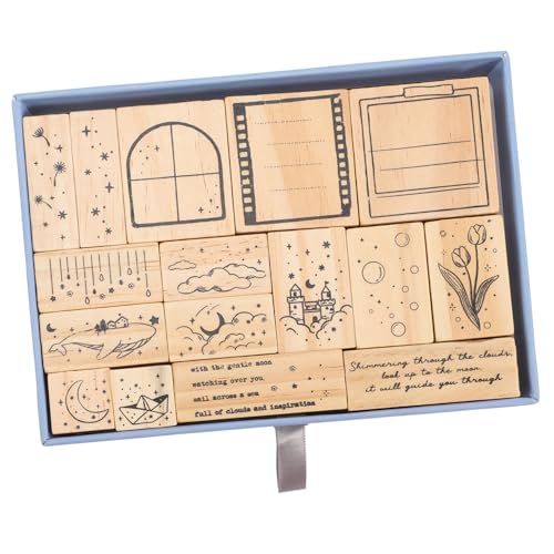 CHICAMPERA Romantisches Aus Kleinen Holzstempeln DIY Briefmarken Für Scrapbooking Und Kreative Bastelarbeiten Für Persönliche Gestaltung Mit Verschiedenen CHICAMPERA Romantisches Aus Kleinen Holzstempeln DIY Briefmarken Für Scrapbooking Und Kreative Bastelarbeiten Für Persönliche Gestaltung Mit Verschiedenen von CHICAMPERA