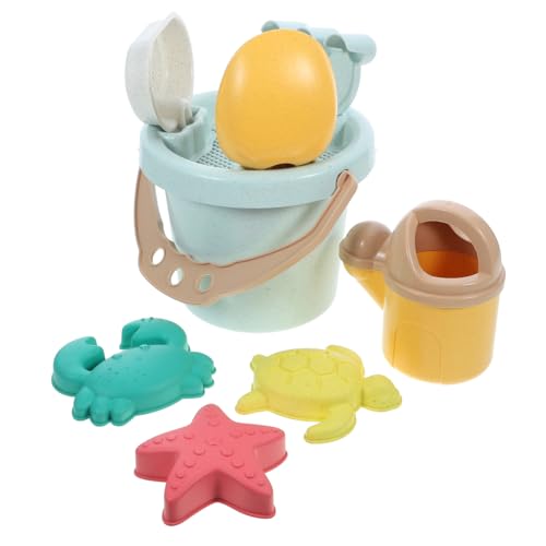 CHICAMPERA Sandspielzeug Set für Kleinkinder Teiliges Strandspielzeug mit Eimer Schaufel und Gießkanne Fördert Kreativität und Handfertigkeit Beim im Sand für Strand und Sandkasten von CHICAMPERA