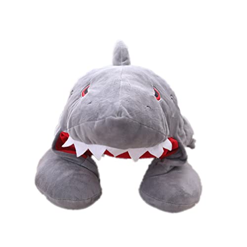 CHICAMPERA Shark Shape Kapuzen Nackenkissen Lustige Kopfbedeckung für Reisen und Partys Förmiges Nackenstützkissen mit Einzigartigem Design Bequeme Nackenstütze für Kopfgrößen CHICAMPERA Shark Shape Kapuzen Nackenkissen Lustige Kopfbedeckung für Reisen und Partys Förmiges Nackenstützkissen mit Einzigartigem Design Bequeme Nackenstütze für Kopfgrößen von CHICAMPERA