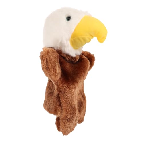 CHICAMPERA Simulation Adler Handpuppe Kreatives Plüschspielzeug für Interaktives Rollenspiel Fördert Vorstellungskraft und Kommunikation Sicher und Bequem für Eltern Junge Mädchen Spiele von CHICAMPERA