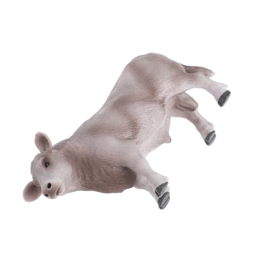 CHICAMPERA Kuhornament Kunststoff Figur für Zuhause Realistische Simulation Kuhspielzeug Dekoratives Tiermodell für Schreibtisch und Garten Ästhetisches Kunsthandwerk CHICAMPERA Kuhornament Kunststoff Figur für Zuhause Realistische Simulation Kuhspielzeug Dekoratives Tiermodell für Schreibtisch und Garten Ästhetisches Kunsthandwerk von CHICAMPERA