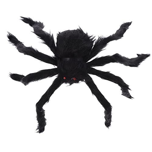CHICAMPERA Simulation Spinnenspielzeug haarige Spinne riesige Spinne Halloween-Riesenspinne Halloween Spinnen Halloween Spider Halloween-Plüschtier Halloween-Spinnendekorationen Draht Black CHICAMPERA Simulation Spinnenspielzeug haarige Spinne riesige Spinne Halloween-Riesenspinne Halloween Spinnen Halloween Spider Halloween-Plüschtier Halloween-Spinnendekorationen Draht Black von CHICAMPERA