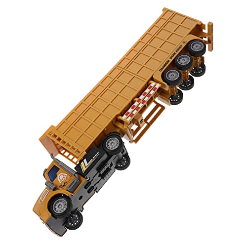 CHICAMPERA Simuliertes Container LKW Modellspielzeug für Jungen Lebensechtes Design und Dekoration für Zuhause und Büro Langlebig und Sicher aus Hochwertigen von CHICAMPERA