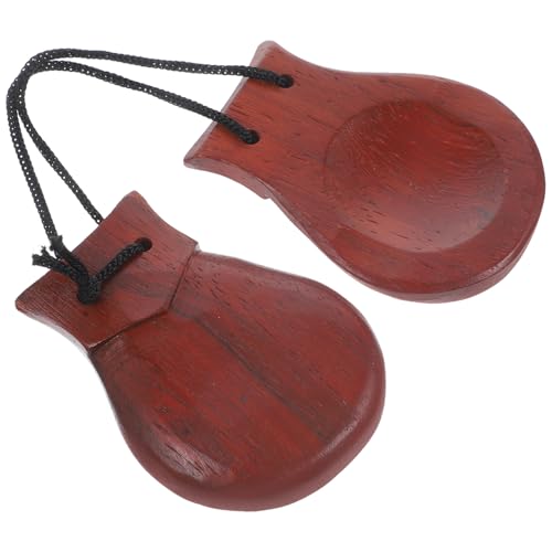 CHICAMPERA Spanische Kastagnetten aus Holz für Erwachsene Musikalisches Percussion Instrument für Konzerte Live Musicals Partys und Mehr Fröhliche CHICAMPERA Spanische Kastagnetten aus Holz für Erwachsene Musikalisches Percussion Instrument für Konzerte Live Musicals Partys und Mehr Fröhliche von CHICAMPERA