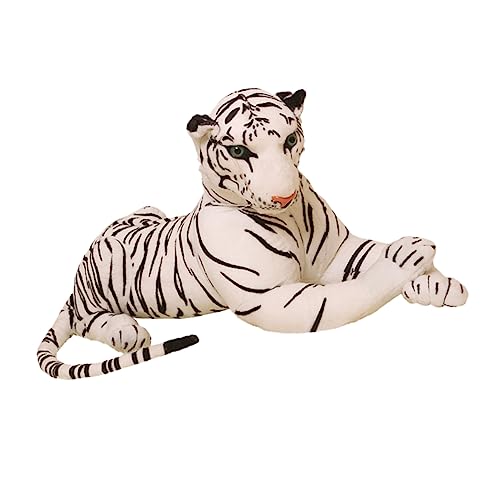 CHICAMPERA Stoffpuppen Ausgestopftes Tierspielzeug Tigerpuppe Tiger Simulation Tiger Mit Tieren Gefüllte Puppen Weiß CHICAMPERA Stoffpuppen Ausgestopftes Tierspielzeug Tigerpuppe Tiger Simulation Tiger Mit Tieren Gefüllte Puppen Weiß von CHICAMPERA