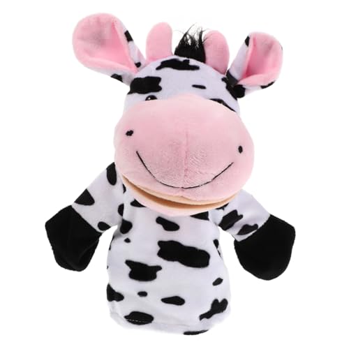 CHICAMPERA Stofftier-Handpuppe Marionette Plüschtier interaktiv Tierpuppe mit beweglichem Mund Plüsch Fingerpuppe für puppenspielzeug tierische Fingerpuppe gefüllte Puppen von CHICAMPERA