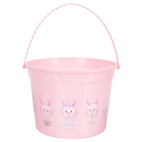 CHICAMPERA Strandeimer Kindergarten Eimer Wassereimer Strandspielzeug Für Kleiner Sandeimer Handgehaltener Eimer Strandsandeimer Eimer Mit Kaninchenmuster Rosa Plastik CHICAMPERA Strandeimer Kindergarten Eimer Wassereimer Strandspielzeug Für Kleiner Sandeimer Handgehaltener Eimer Strandsandeimer Eimer Mit Kaninchenmuster Rosa Plastik von CHICAMPERA