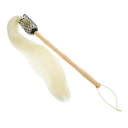 CHICAMPERA Tai Chi Schneebesen Praktischer Schachtelhalm Schneebesen Hand Schneebesen Staubwedel Hand Taoist Schneebesen Hand Schneebesen Dekore Schachtelhalm Schneebesen Ornament Cosplay von CHICAMPERA
