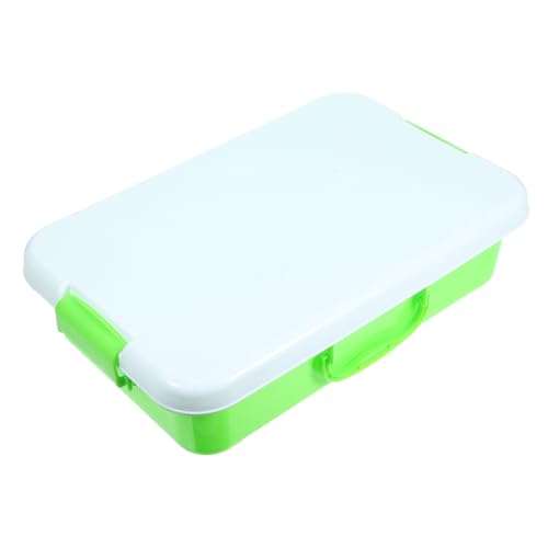 CHICAMPERA Tragbare Sandkiste Tablett Sandspielzeug klein Sandkastenspielzeug Behälter Plastiksandkasten Handheld-Sandbox Sandkasten für im Freien Kinderspielzeug-Sandkasten Abs Grün CHICAMPERA Tragbare Sandkiste Tablett Sandspielzeug klein Sandkastenspielzeug Behälter Plastiksandkasten Handheld-Sandbox Sandkasten für im Freien Kinderspielzeug-Sandkasten Abs Grün von CHICAMPERA