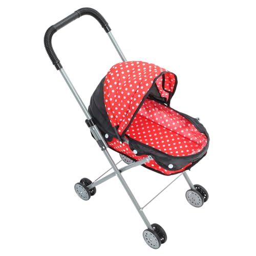 CHICAMPERA Trolley- realistisch für Puppenwagen Kinderwagen Puppenwagen für Kleinkinder von 3-5 Jahren Mini Kontrastbuch Poisteen Jouet Enistant Oxford-Stoff CHICAMPERA Trolley- realistisch für Puppenwagen Kinderwagen Puppenwagen für Kleinkinder von 3-5 Jahren Mini Kontrastbuch Poisteen Jouet Enistant Oxford-Stoff von CHICAMPERA