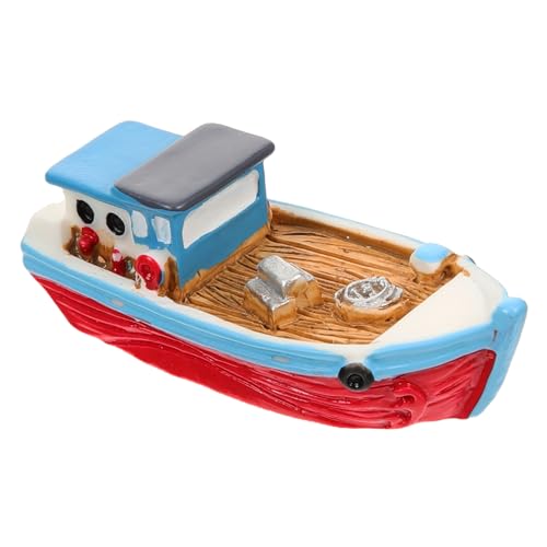 CHICAMPERA Vintage Deko Miniatur Boot Modell Figurine Mediterranes Landschaftsornament aus Resin für Strand und Garten Dekoration Einzigartiges für Familie und Freunde CHICAMPERA Vintage Deko Miniatur Boot Modell Figurine Mediterranes Landschaftsornament aus Resin für Strand und Garten Dekoration Einzigartiges für Familie und Freunde von CHICAMPERA