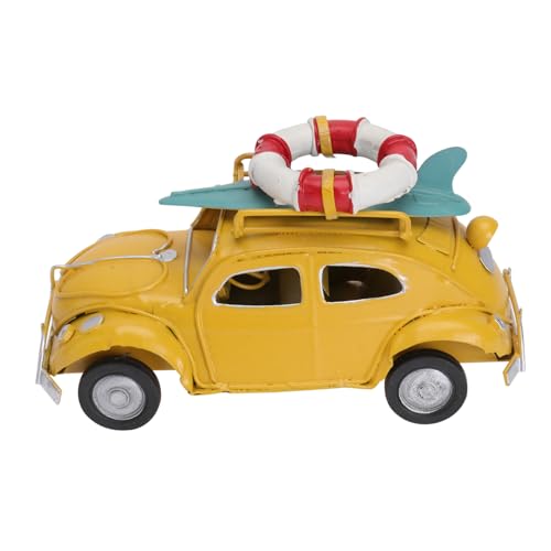 CHICAMPERA Vintage Metallmodell Auto Dekoration Gelbes Eisenmodell für Tisch und Zuhause Nostalgische Tischornament für Sammler CHICAMPERA Vintage Metallmodell Auto Dekoration Gelbes Eisenmodell für Tisch und Zuhause Nostalgische Tischornament für Sammler von CHICAMPERA