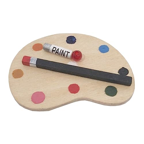CHICAMPERA Zeichenbrett-Palette Zubehör für Puppenhäuser Miniatur-Puppenhauszubehör Puppenstubenmöbel Requisiten für bjd Paletten zum Bemalen von Puppen Partygeschenk Bjd-Zubehör MDF CHICAMPERA Zeichenbrett-Palette Zubehör für Puppenhäuser Miniatur-Puppenhauszubehör Puppenstubenmöbel Requisiten für bjd Paletten zum Bemalen von Puppen Partygeschenk Bjd-Zubehör MDF von CHICAMPERA