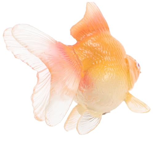 CHICAMPERA Zierfischspielzeug Deko Große Weihnachtsspielzeuge Mini Weihnachtsstrumpf Stuffers Masse Koifisch Fallen Sensorische Mülleimer Weihnachtsstrohhalme Aus Plastik Ziegel Golden PVC von CHICAMPERA