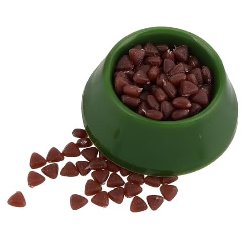 CHICAMPERA Miniatur Haustier Fressnapf Für Puppenhaus Maßstab Realistische Dekoration Für Katzen Und Hundespielzeug Für Kreatives Spielen Und Mini-küchen-Setup von CHICAMPERA