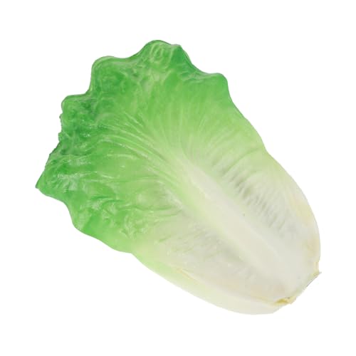 CHICAMPERA künstlicher Salat Simulationssalat künstliche Karotten Gemüsestütze Dekoration grüner Blattsalat simuliertes Salatdekor Simulation Gemüsemodell Fake-Food-Salat Grünkohl PVC von CHICAMPERA