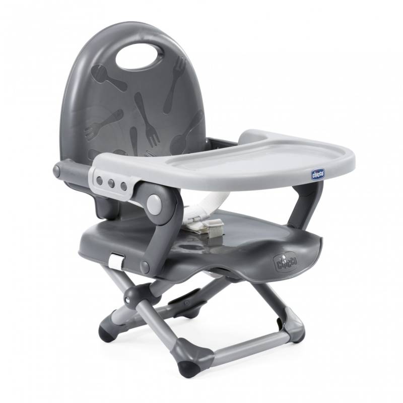 Chicco 0 Sitzerhoehung Pocket Snack Grau von CHICCO