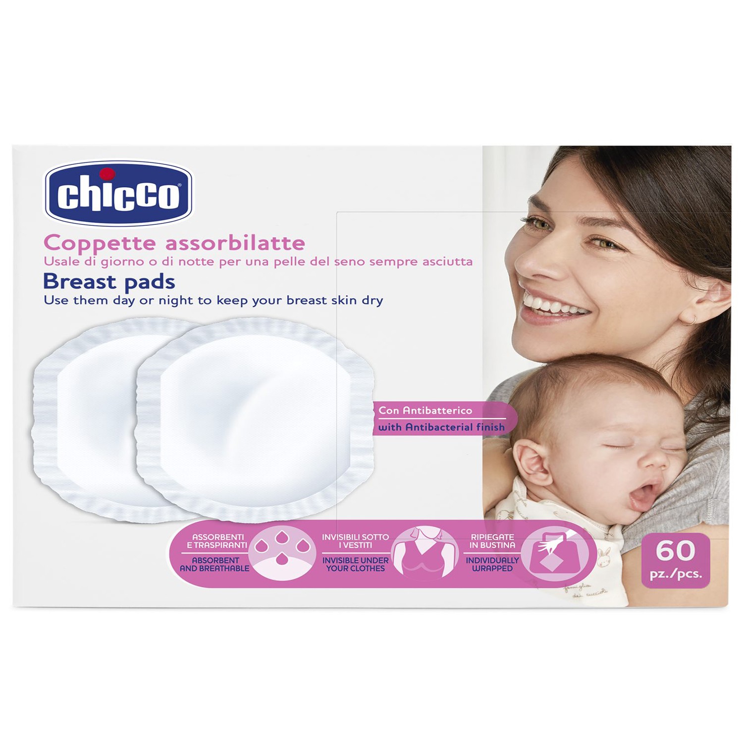 Chicco Akterielle Stilleinlagen Natural Feeling 60 Stück Chicco Akterielle Stilleinlagen Natural Feeling 60 Stück von CHICCO