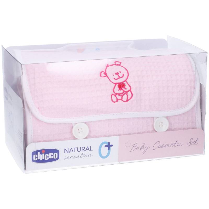 Chicco Baby Moments Beauty Geschenkset mit rosa Griff von CHICCO