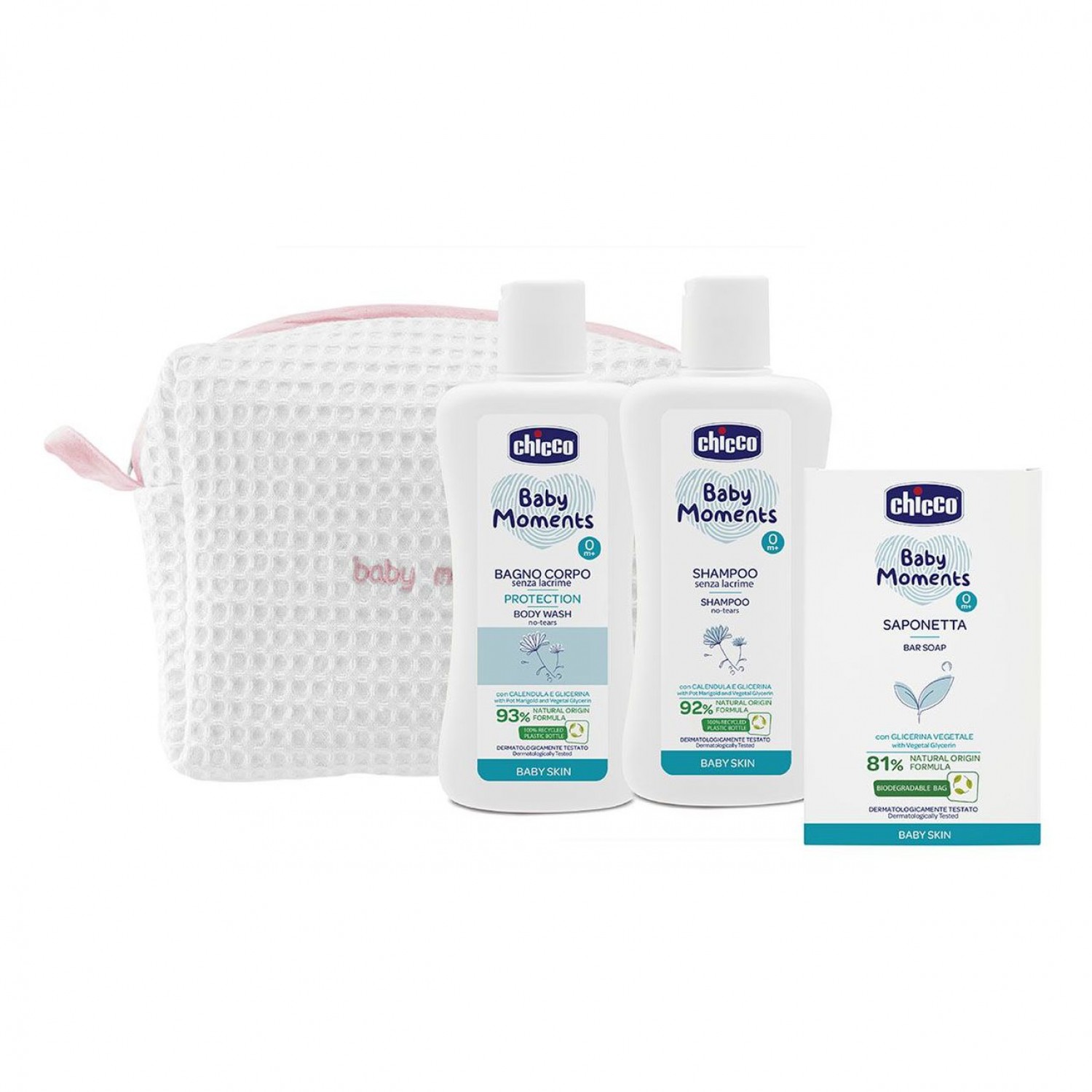Chicco Baby Moments Beauty Set mit rosa Reißverschluss Chicco Baby Moments Beauty Set mit rosa Reißverschluss von CHICCO