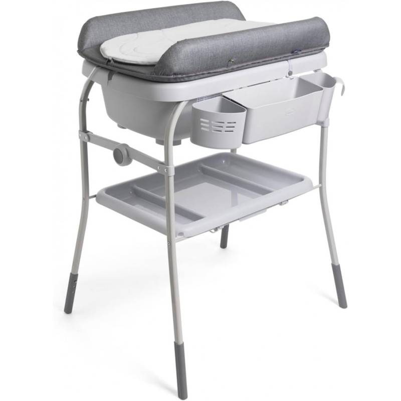 Chicco Bade/wickelkombination Cuddle Und Bubble Comfort Grau von CHICCO