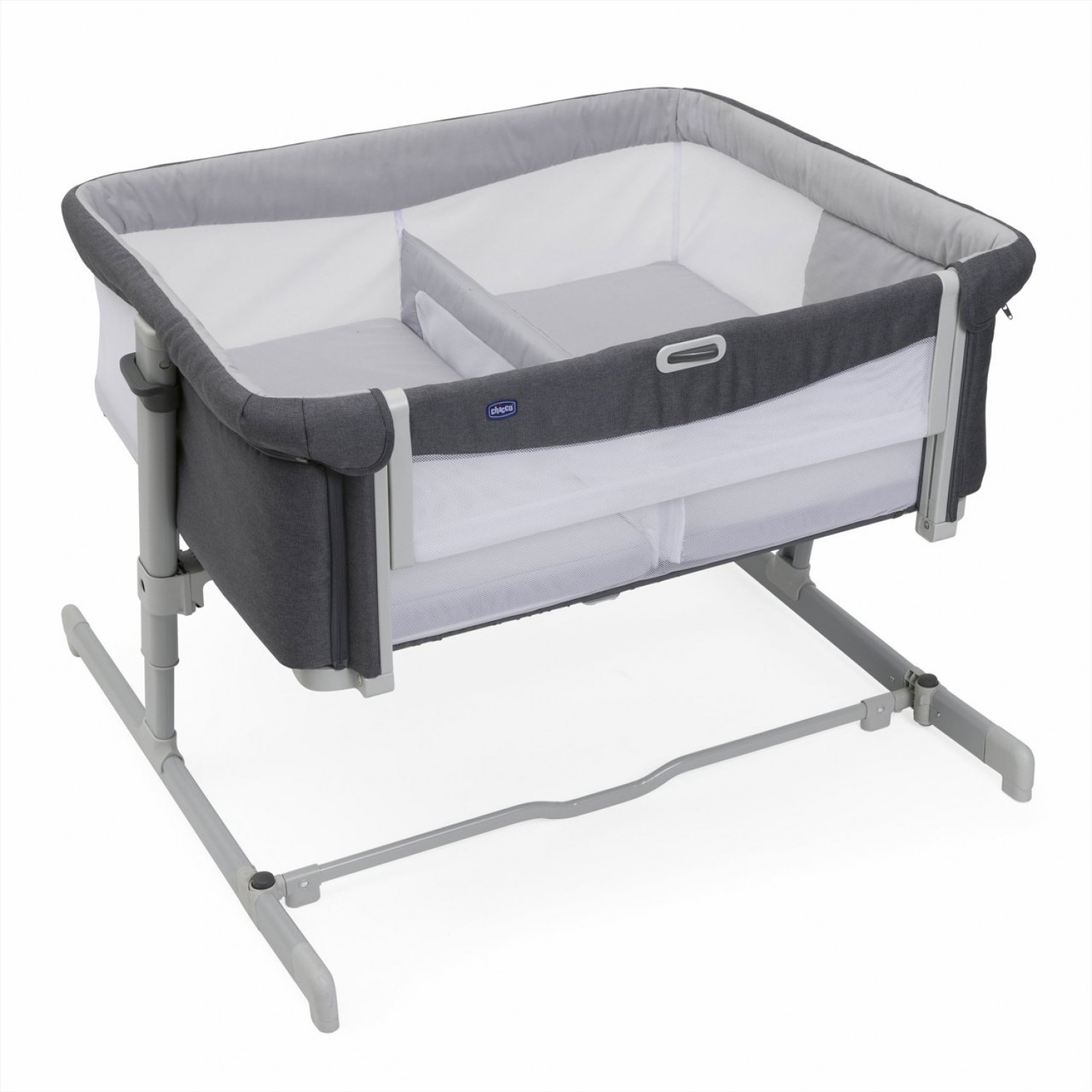Chicco Beistellbett NEXT2ME Twins Magnet Grey Chicco Beistellbett NEXT2ME Twins Magnet Grey von CHICCO