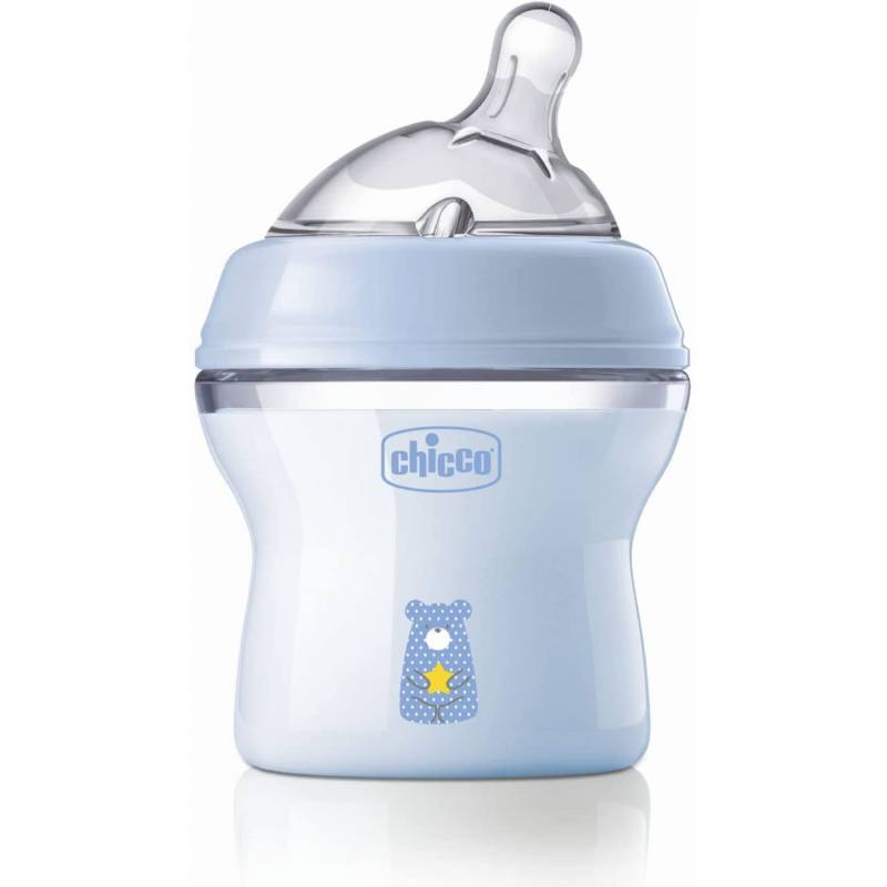 Chicco Natural Feeling Flasche 0+150 Ml Blau von CHICCO