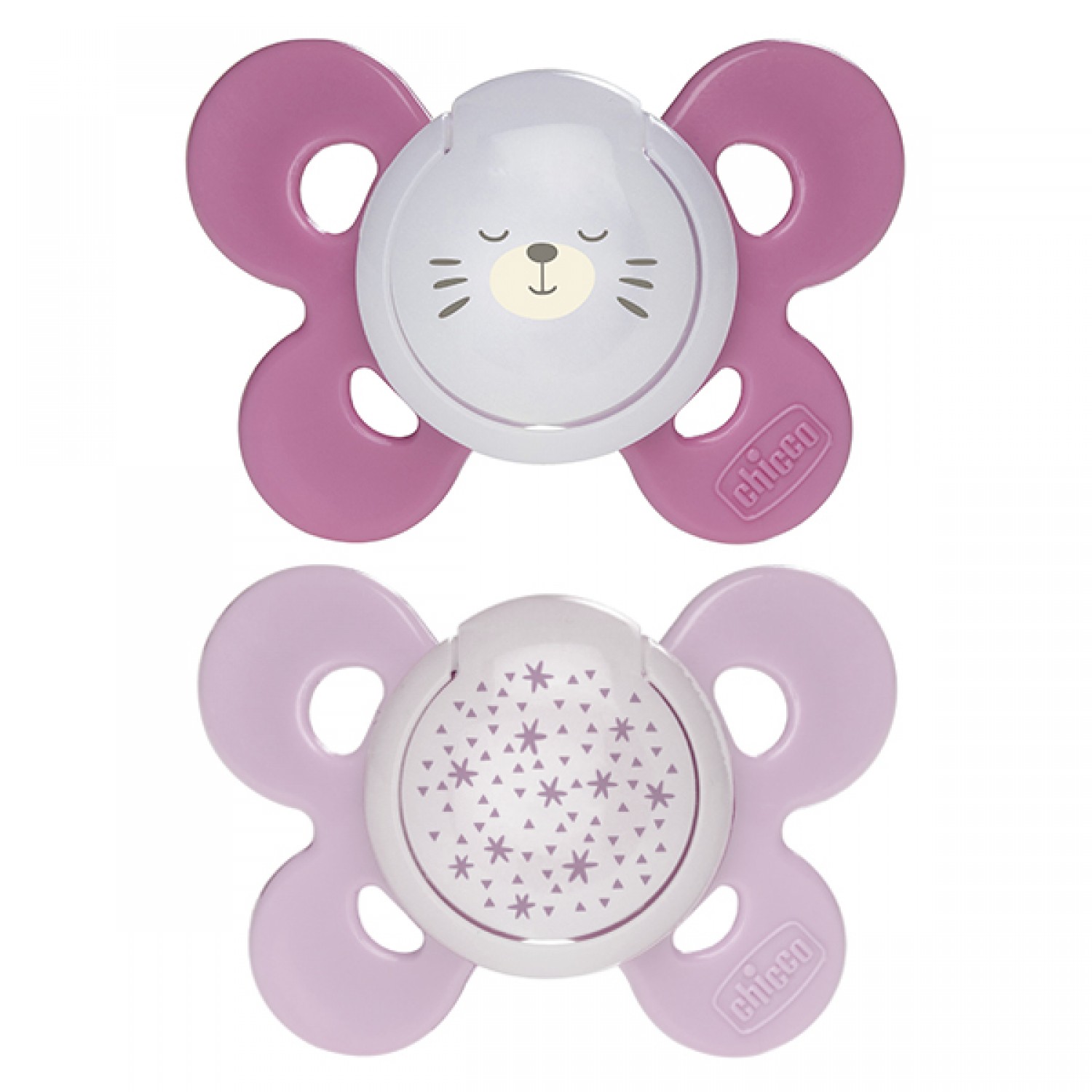 Chicco Physio Comfort Nacht Silikon Schnuller 2 Stück Pink Flieder 16-36m Chicco Physio Comfort Nacht Silikon Schnuller 2 Stück Pink Flieder 16-36m von CHICCO