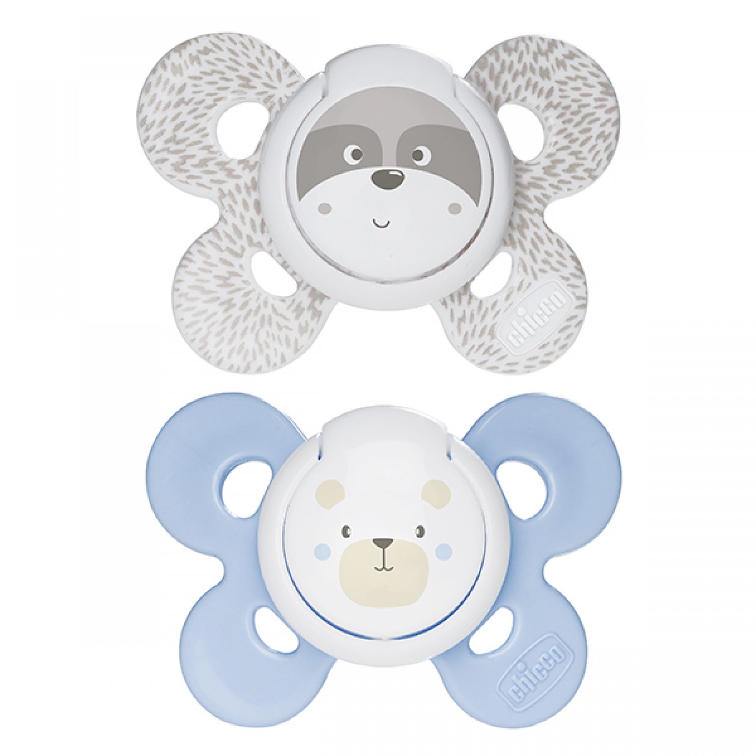 Chicco Physio Comfort Silikon Schnuller 2 Stück Beige Celeste 0-6m Chicco Physio Comfort Silikon Schnuller 2 Stück Beige Celeste 0-6m von CHICCO