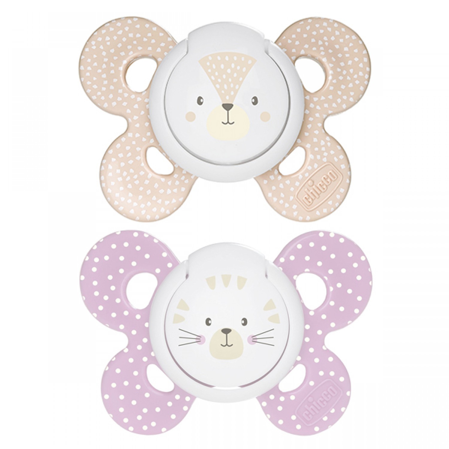 Chicco Physio Comfort Silikon Schnuller 2 Stück Beige Pink 6-16m Chicco Physio Comfort Silikon Schnuller 2 Stück Beige Pink 6-16m von CHICCO