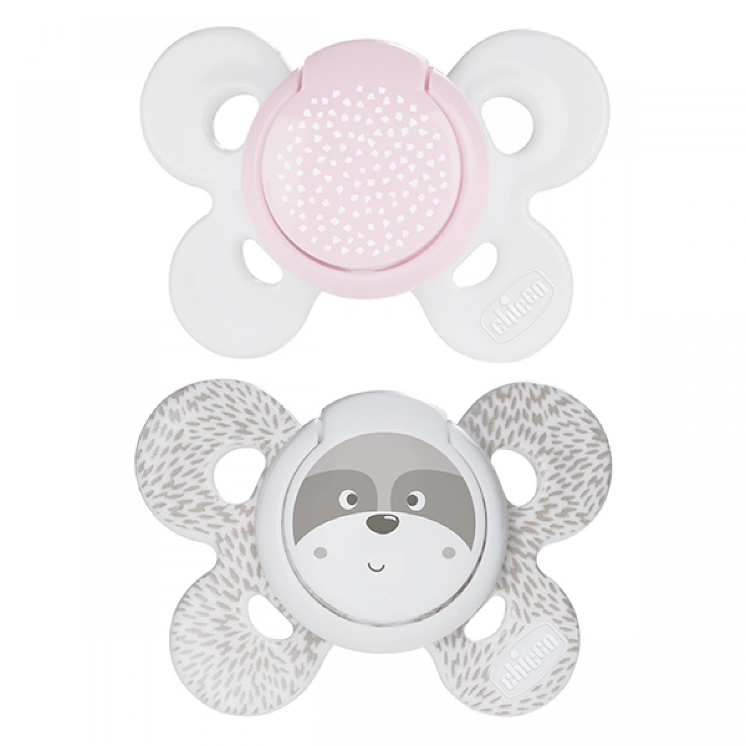 Chicco Physio Comfort Silikon Schnuller 2 Stück Weiß Beige 0-6m Chicco Physio Comfort Silikon Schnuller 2 Stück Weiß Beige 0-6m von CHICCO
