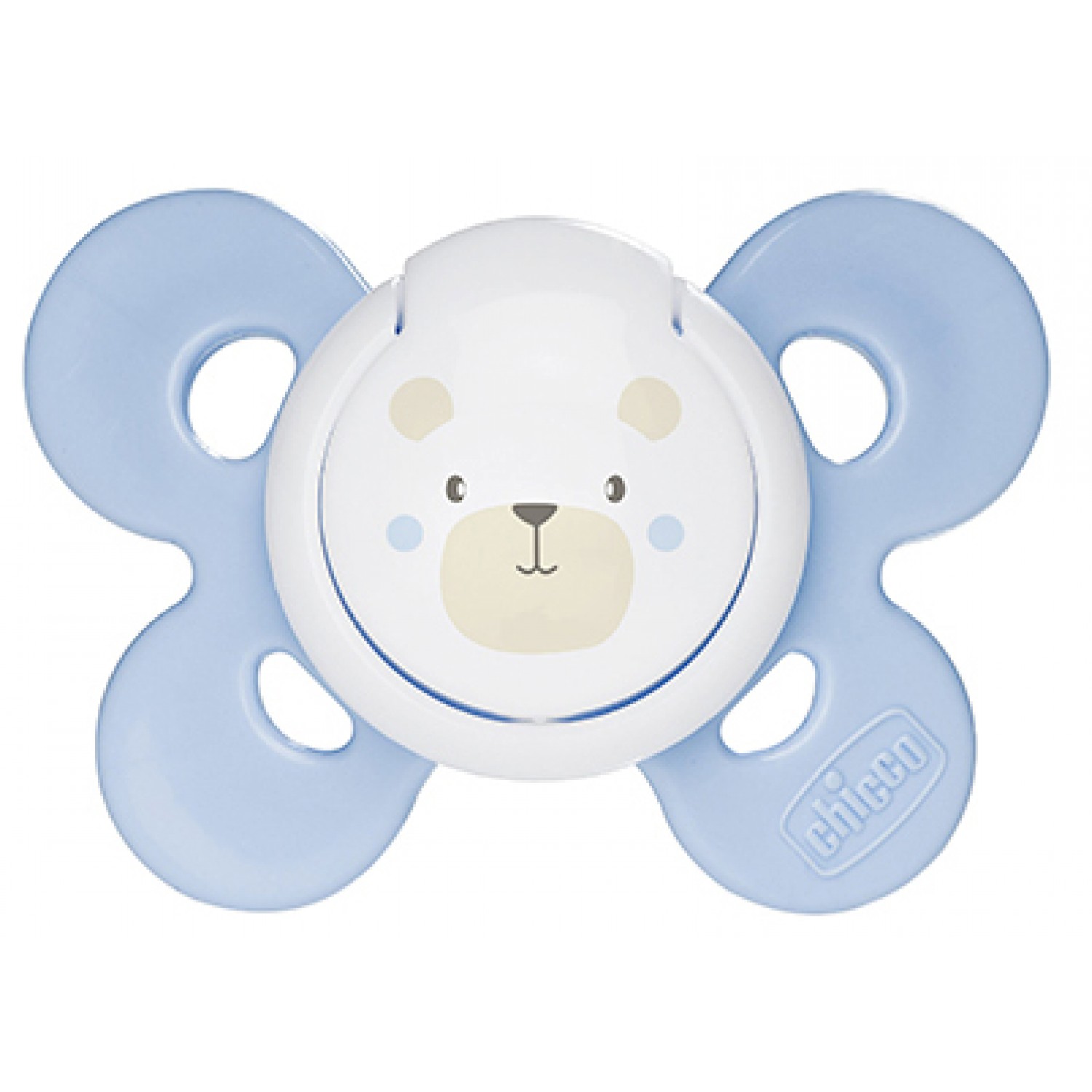 Chicco Physio Comfort Silikon Schnuller Hellblau Weiß Bär 0-6m Chicco Physio Comfort Silikon Schnuller Hellblau Weiß Bär 0-6m von CHICCO