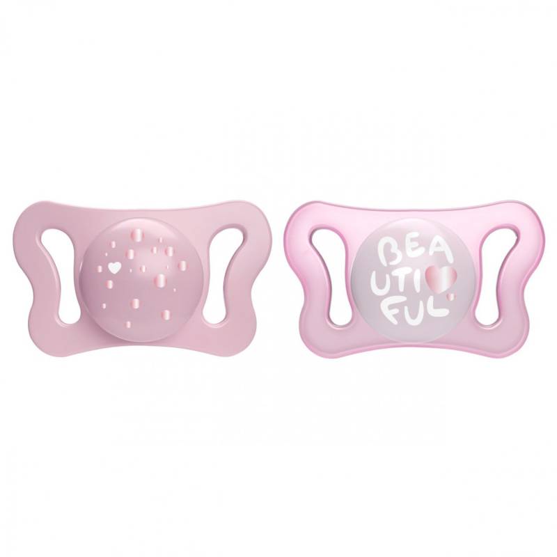 Chicco Physio Luftglühender Schnuller Gummi 2 PCS Grün 0-6m von CHICCO