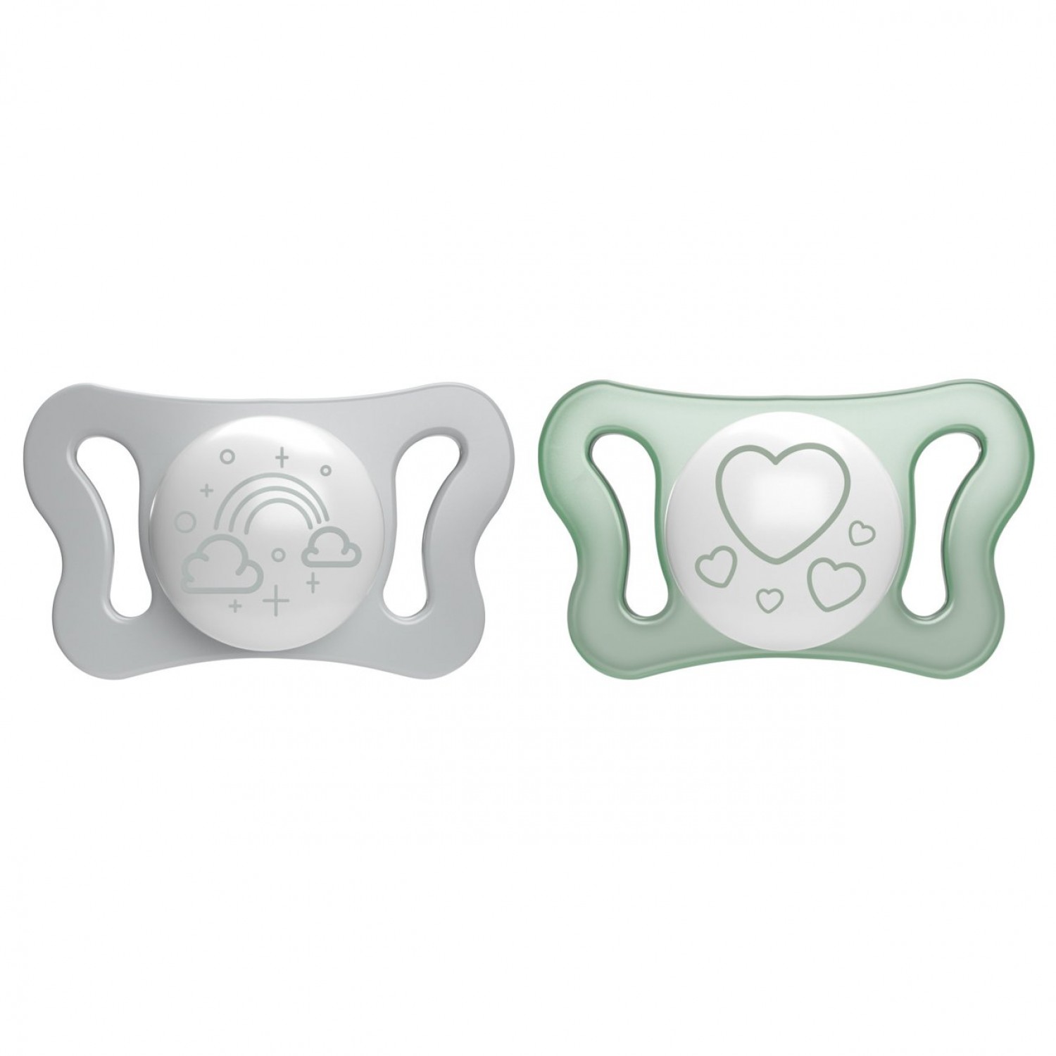 Chicco Physio Luftglühender Schnuller Gummi 2 PCS Grün 0-6m Chicco Physio Luftglühender Schnuller Gummi 2 PCS Grün 0-6m von CHICCO