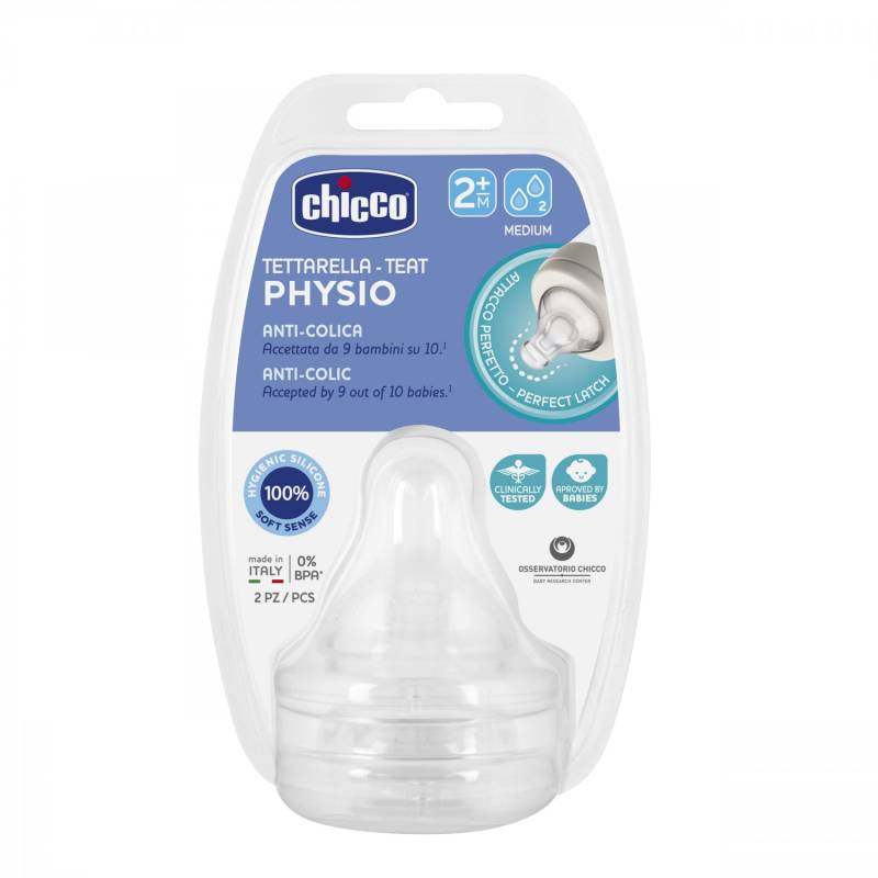 Chicco Physio Medium Flow Zitze 2 Stk von CHICCO