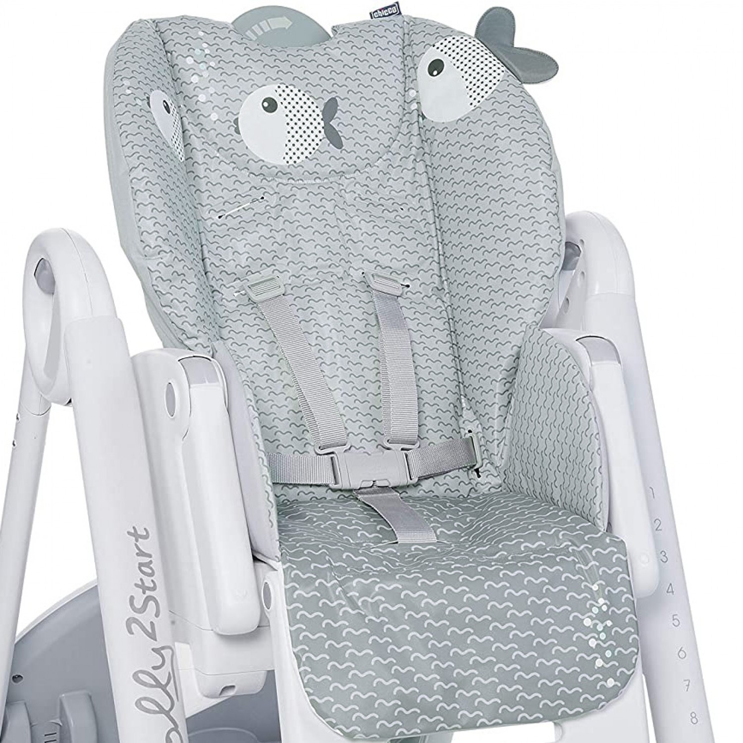 Chicco Polly 2 Start Dots Hochstuhlbezug Chicco Polly 2 Start Dots Hochstuhlbezug von CHICCO