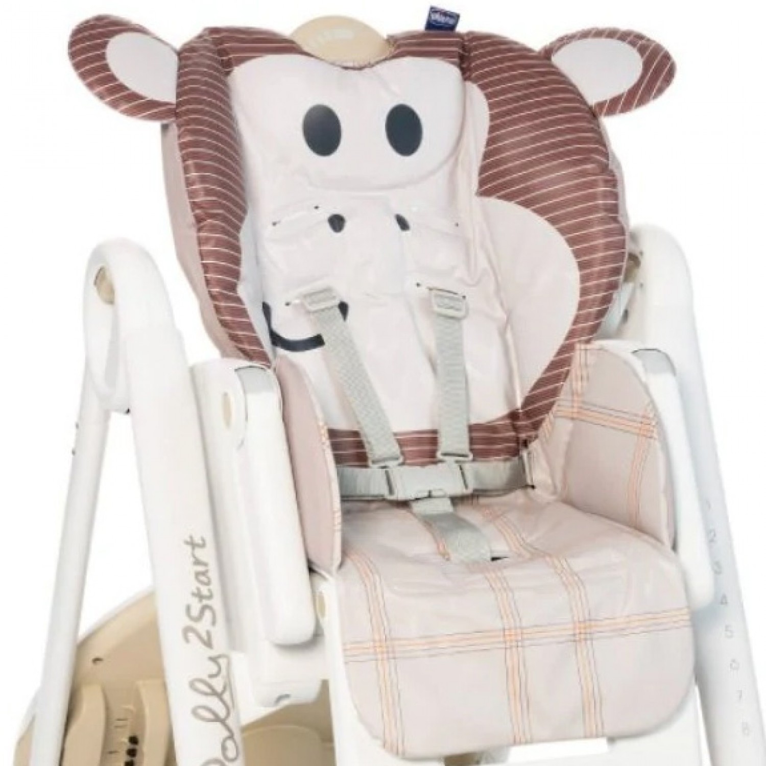Chicco Polly 2 Start Monkey Hochstuhlbezug Chicco Polly 2 Start Monkey Hochstuhlbezug von CHICCO