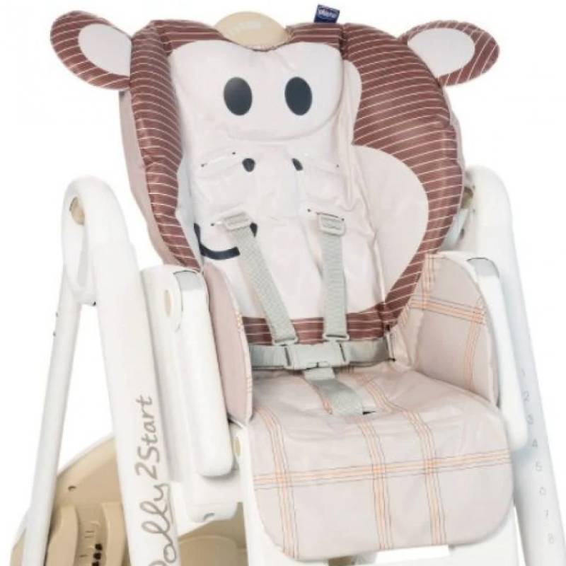 Chicco Polly 2 Start Monkey Hochstuhlbezug von CHICCO