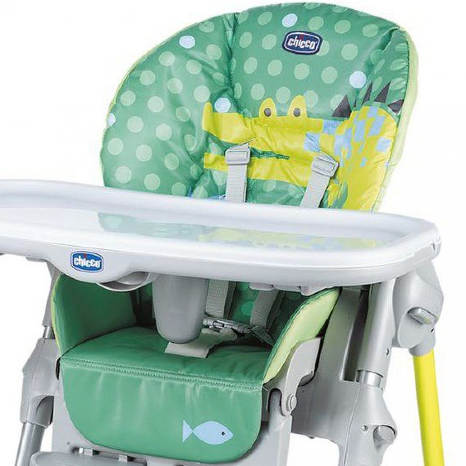 Chicco Polly Easy Crocodile Hochstuhlbezug Chicco Polly Easy Crocodile Hochstuhlbezug von CHICCO
