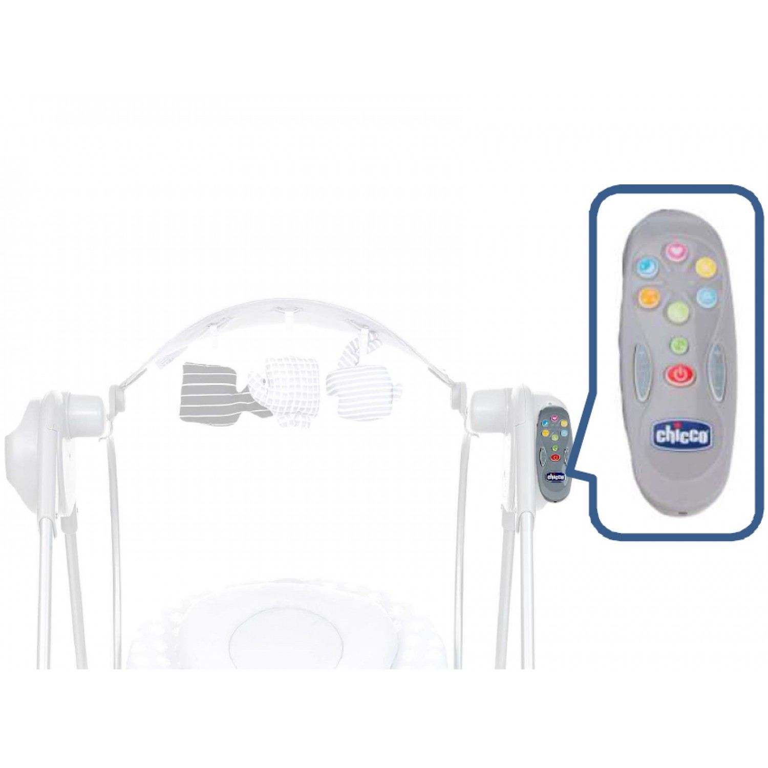 Chicco Polly Swing Up Swing-Fernbedienung Chicco Polly Swing Up Swing-Fernbedienung von CHICCO